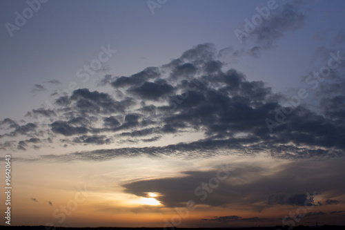 Clouds on the blue sky © lunarvogel
