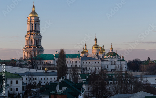 View of Kiev Pechersk Lavra Orthodox Monastery, Ukraine 