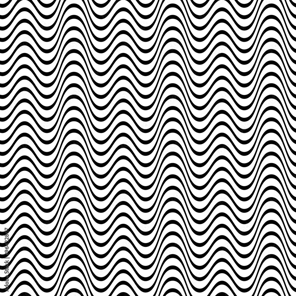 Seamless wavy line pattern Seamless wavy line pattern