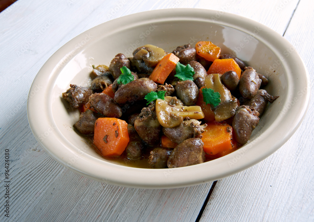 Alicot French stew. Alicot French stew.