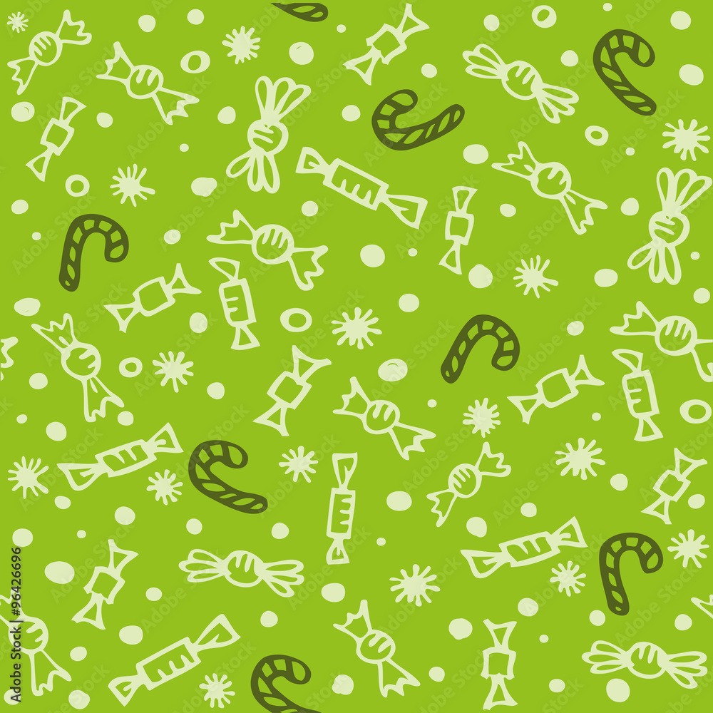Seamless pattern for winter and Christmas theme. Great choice for wrapping paper pattern.