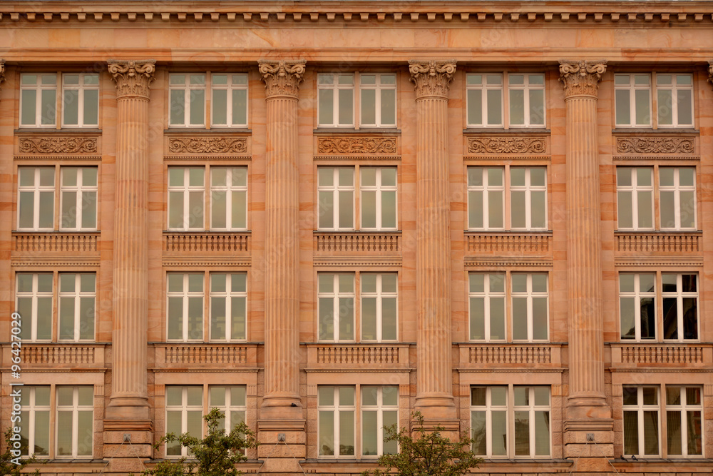 Obraz premium architecture styles in frankfurt