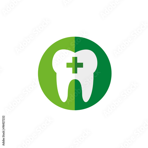 Dentist Tooth logo icon Vector illustration