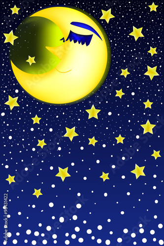 星降る三日月