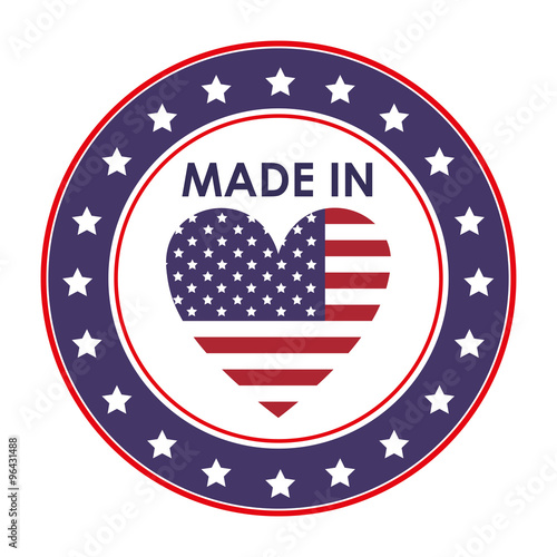 usa emblematic seal design 
