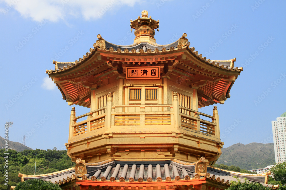 golden temple in Diamond Hill, Hong Kong golden temple in Diamond Hill, Hong Kong