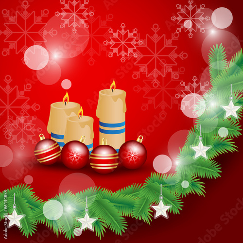 Christmas Background - Vector illustration, Graphic Design