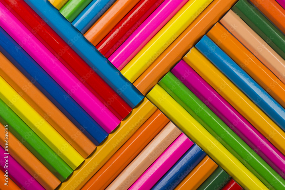 Abstract composition of a set wooden colour pencils. Abstract composition of a set wooden colour pencils.
