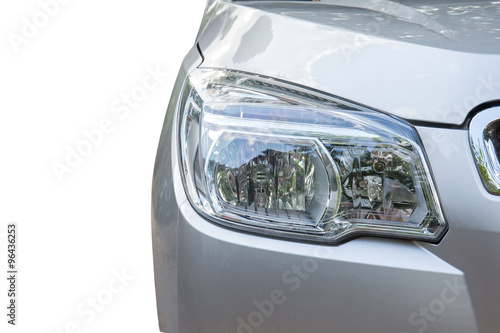 Headlight of car