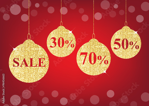 christmas sale graphic design
