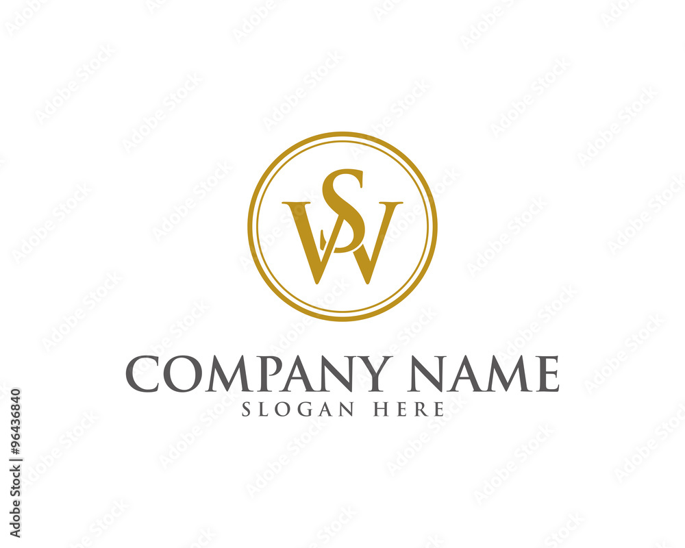 WS SW Letter Logo Icon 1