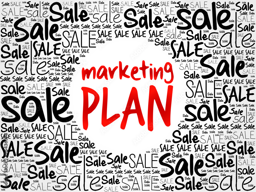 Marketing Plan word cloud background, business concept Marketing Plan word cloud background, business concept