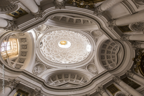 San Carlo alle Quattro Fontane church, Rome, Italy