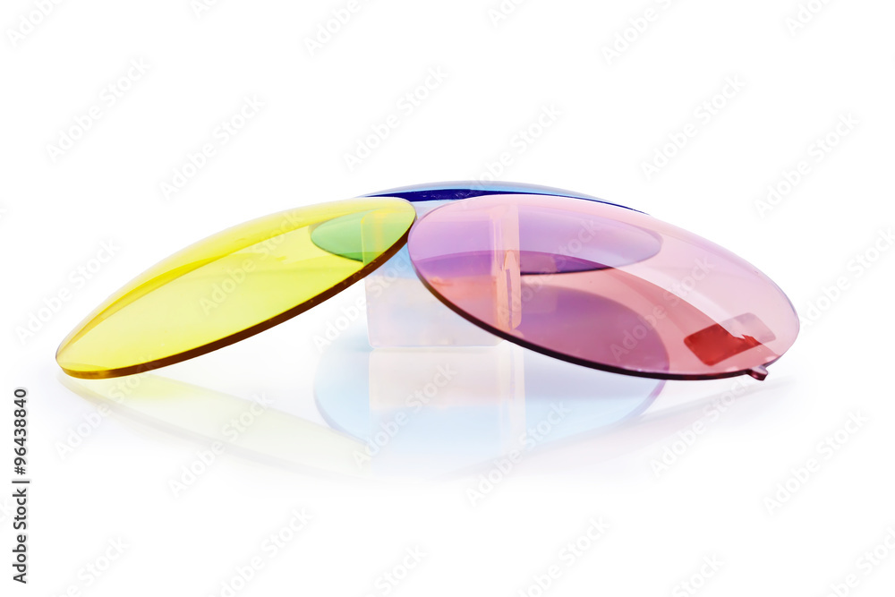 Resin glass for spectacles Resin glass for spectacles