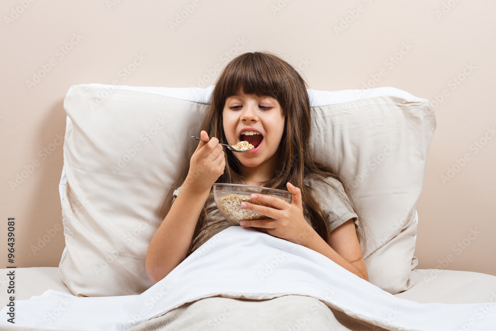 Healthy breakfast in bed Healthy breakfast in bed