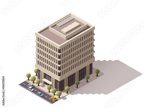 Vector isometric building