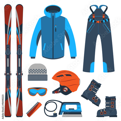 Skiing. Extreme winter sports.
