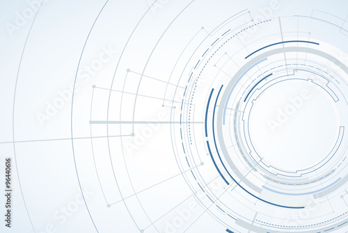 Abstract tech background. Futuristic technology interface. Vector solution