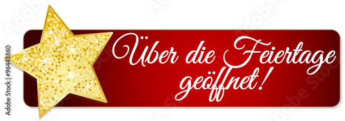 Über die Feiertage geöffnet