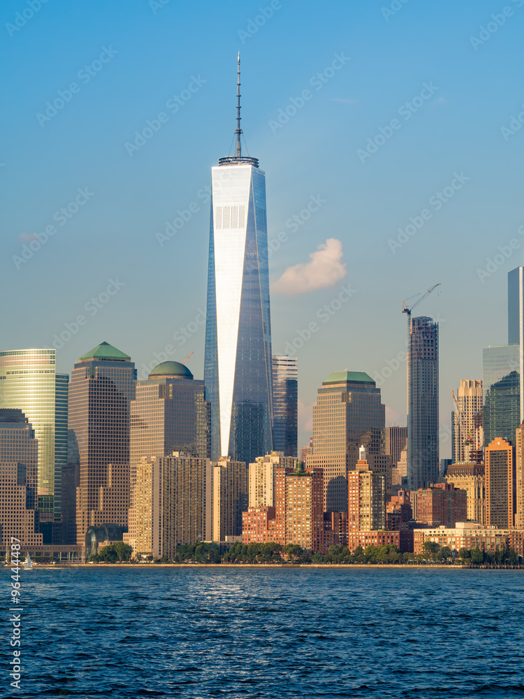 Obraz premium The skyline of Lower Manhattan in New York