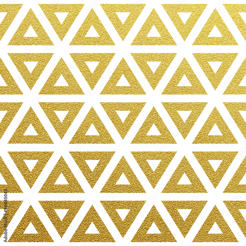 Vector geometric gold pattern