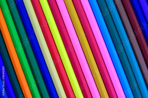 Part of Colorful Pencils / Colorful Background