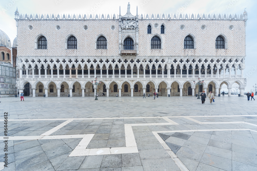 Doge's Palace on San Marco square, Venice, Italy 