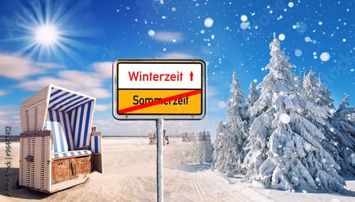 Winterzeit - Sommerzeit photo