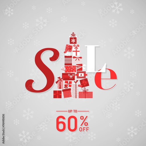Christmas Sale Poster or Banner