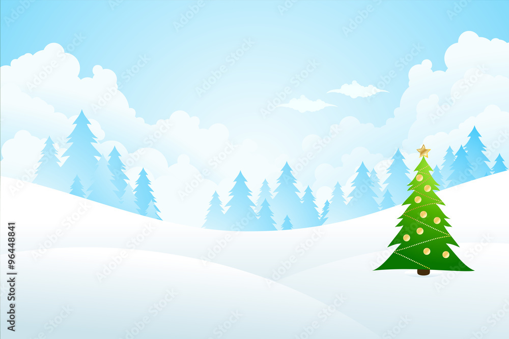 Fototapeta premium Winter Background