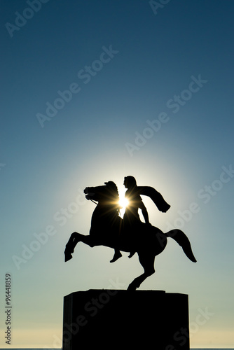 Statue of Alexander the great in Thessaloniki © Netfalls