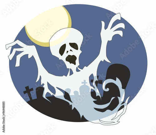 Ragged Ghost Appears rom Graveyard