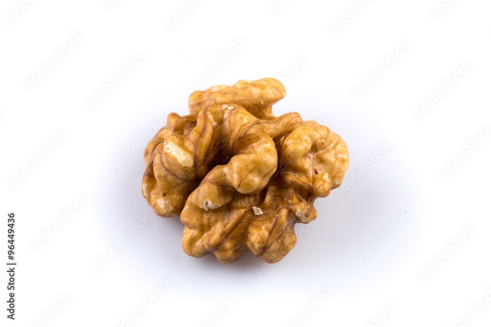 Dried walnut close up Dried walnut close up