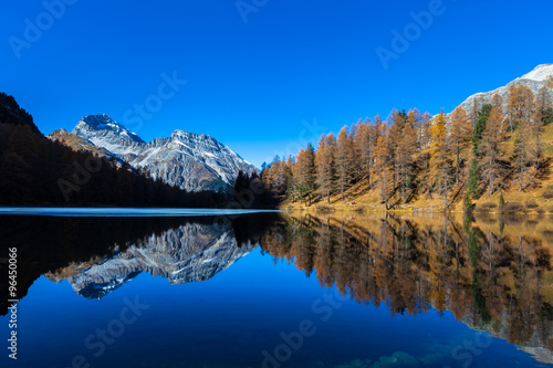 Lake Palpuogna and Piz Ela