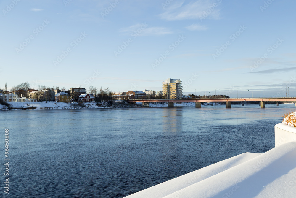 The River in Umeå, Sweden