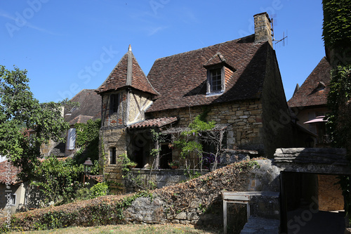 Sarlat la caneda village, perigord, france photo