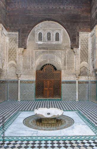 Al Attarine Madrasa in Fez, Morocco