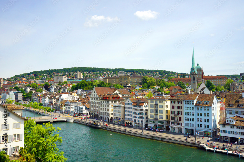 Zurich cityscape, Switzerland