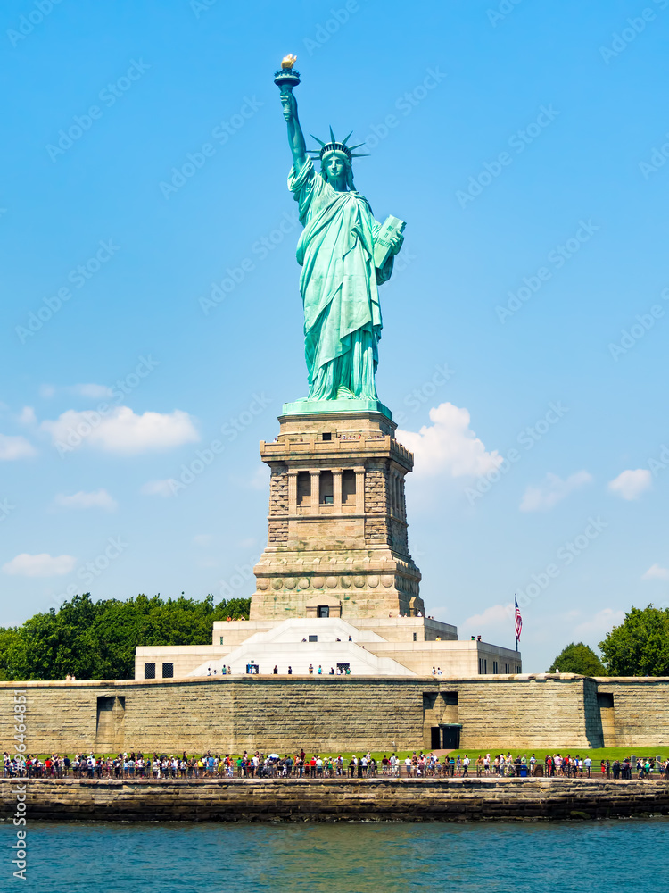 Fototapeta premium The Statue of Liberty at Liberty Island in New York