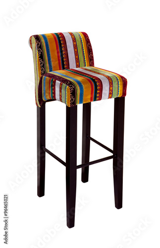 Modern colorful chair  stool  isolated