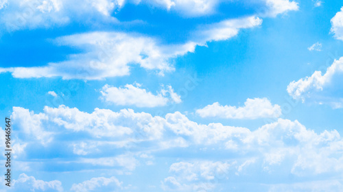 Blue sky with clouds