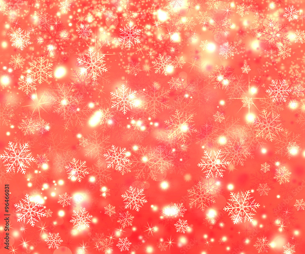Winter Background with Snowflakes Winter Background with Snowflakes