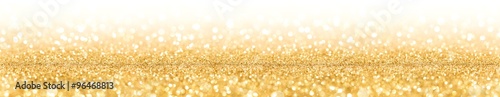 Golden Glitter With Sparkle Of Lights And Stars 