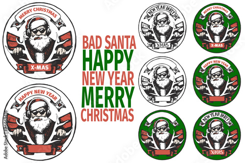 BAD SANTA banners