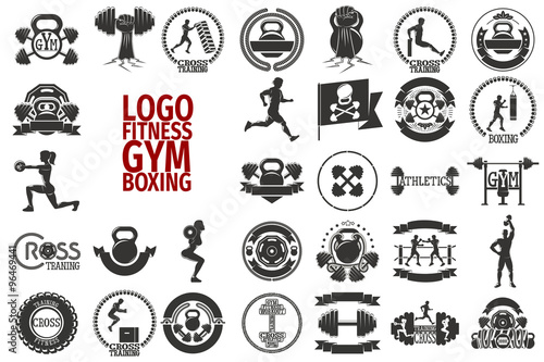 Fitnes GYM boxing logo