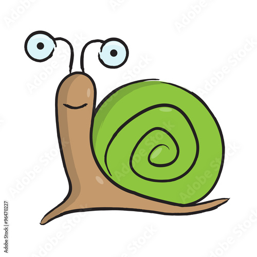 Foto cute cartoon slime funny animal vector