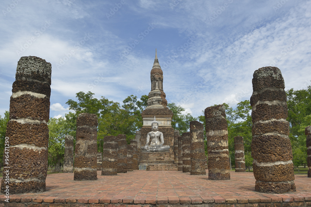 Buddha statue in Sukhothai  Wat