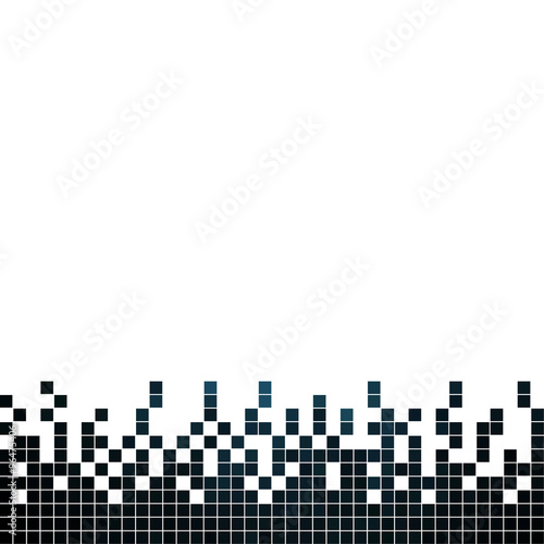 abstract vector square pixel mosaic background