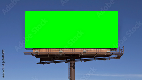Canvas-taulu Chroma Key Green Billboard
