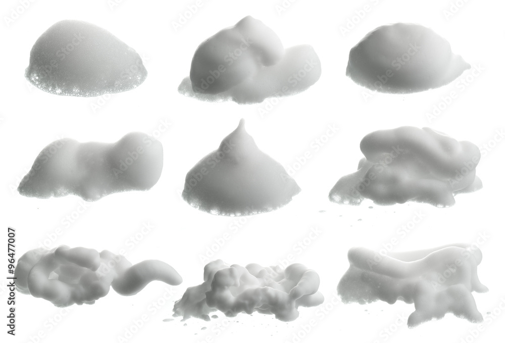 Shave foam (cream) isolated on white Shave foam (cream) isolated on white